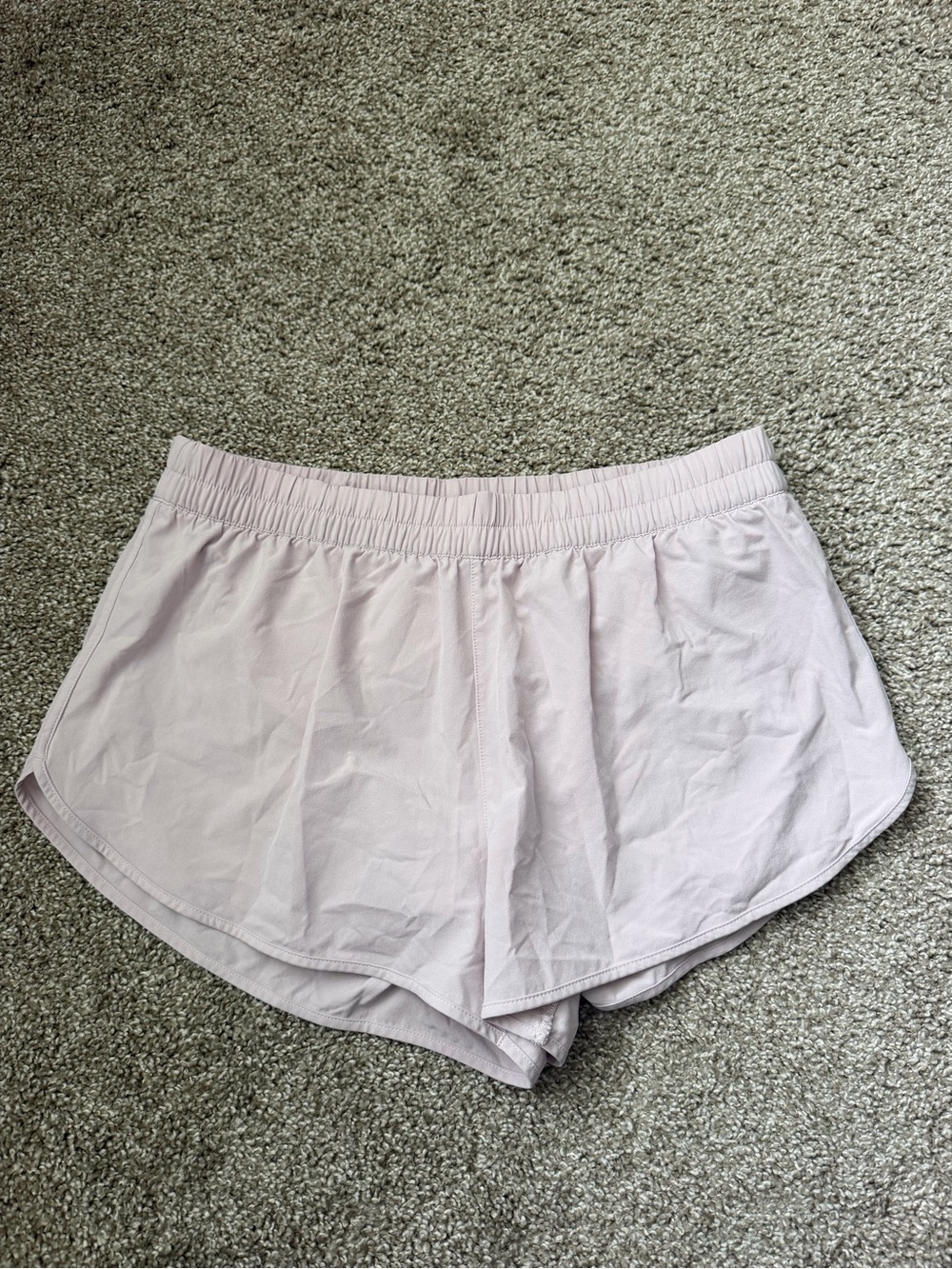Athleta Light Pink Women’s Athletic Shorts - Soft Elastic Waist